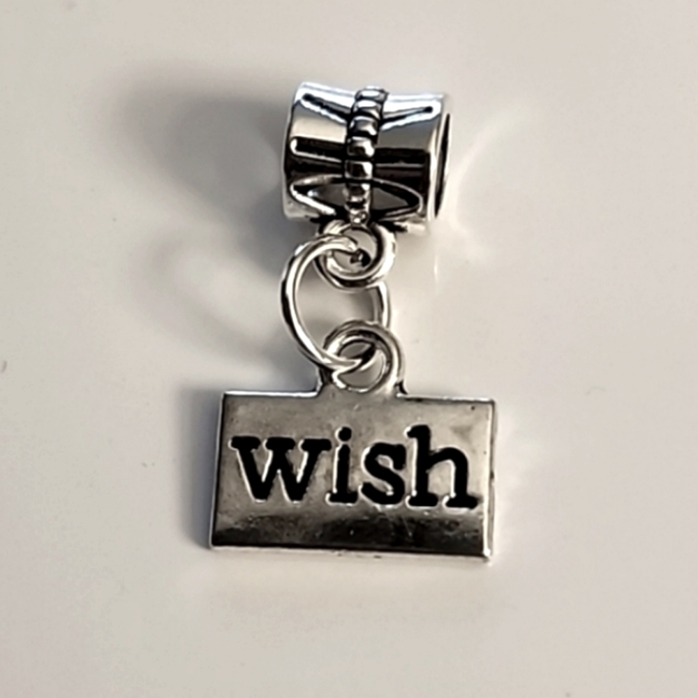 Wish European Pendant charm Silver Fits Pandora Systems